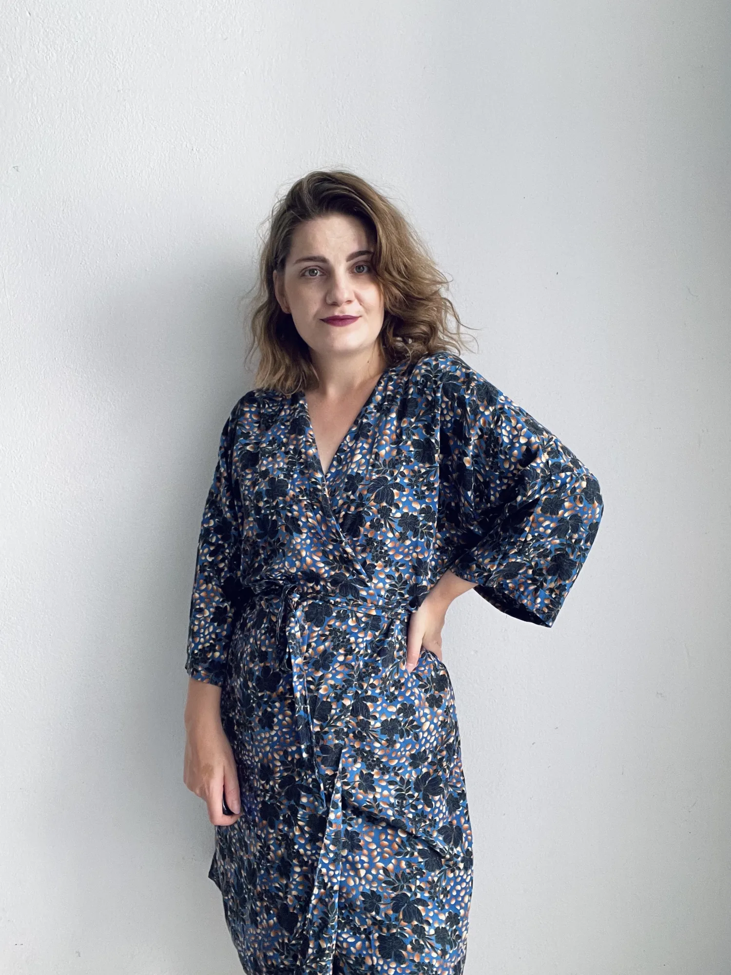 Dorota - kvety na modrej