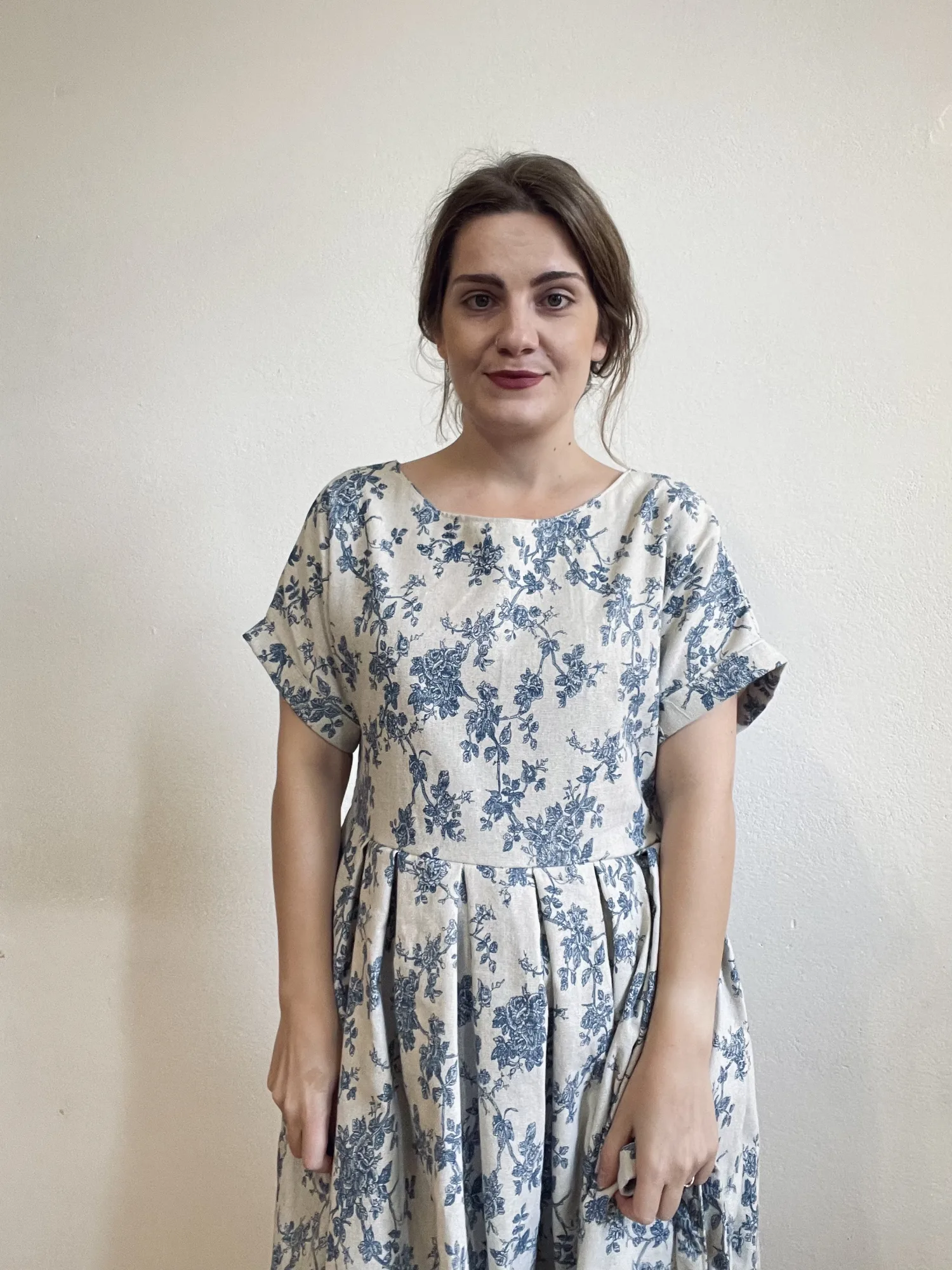 Brisa - modré kvety na prírodnej • Vypredané